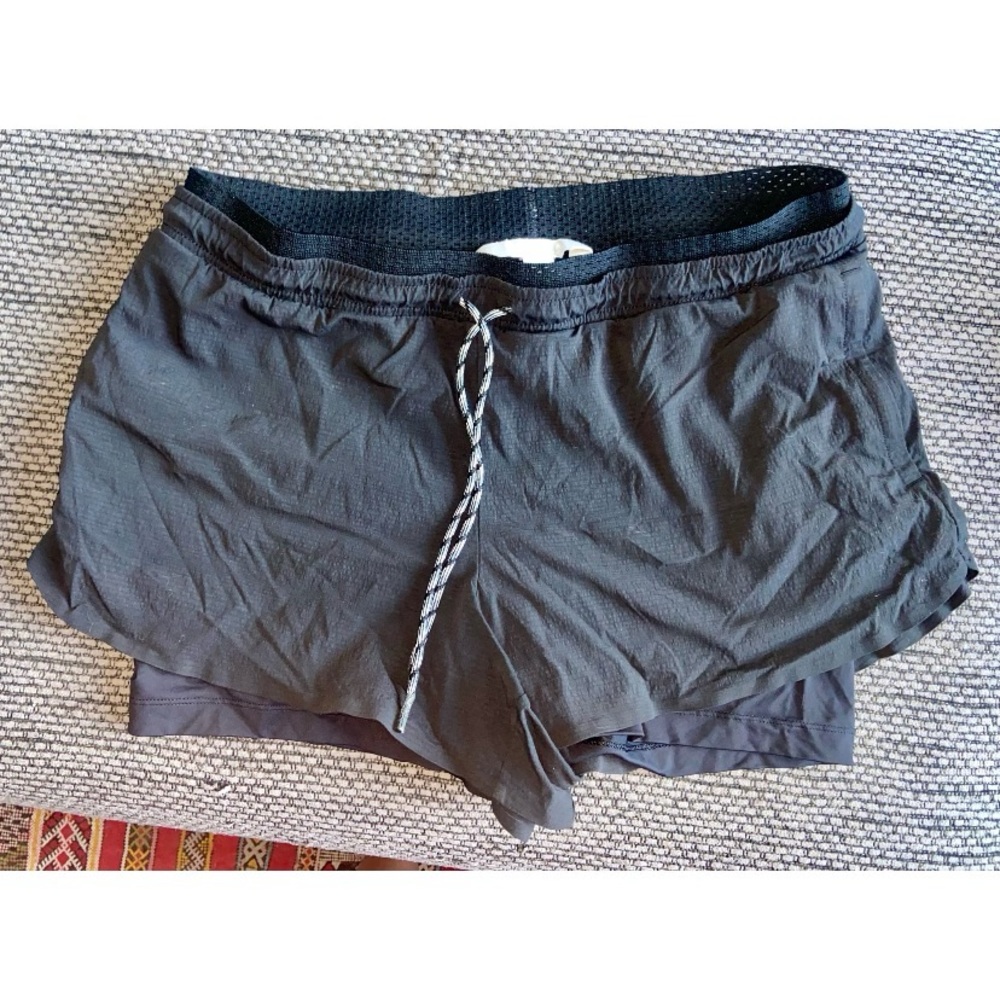 Athleta Black Workout Running Shorts, Sz 14